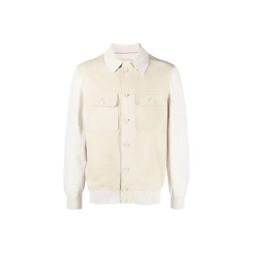 BRUNELLO CUCINELLI Бежевый Мужской Куртки
