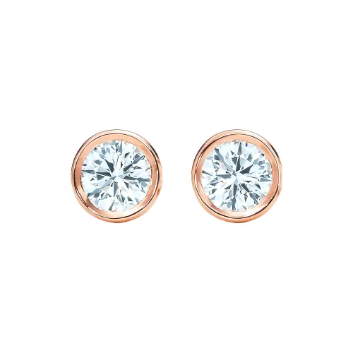 TIFFANY CO. Elsa Peretti® 18К Розовое золото Серьги-гвоздики Женские