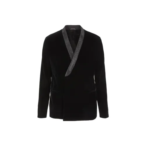 GIORGIO ARMANI Черные Мужские Деловые Костюмы