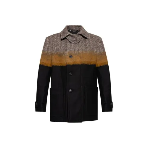 DRIES VAN NOTEN Мужские черные куртки