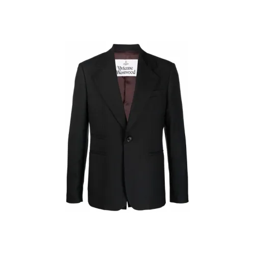 Vivienne Westwood FW21 Бизнес-костюм Пальто Мужской Черный