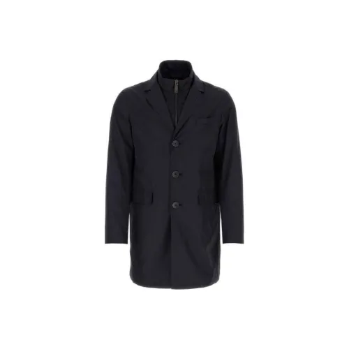HERNO Byron Дождевик Куртки и Пальто Мужской Синий
