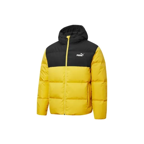 PUMA Ярко-желтый Мужской Пуховик