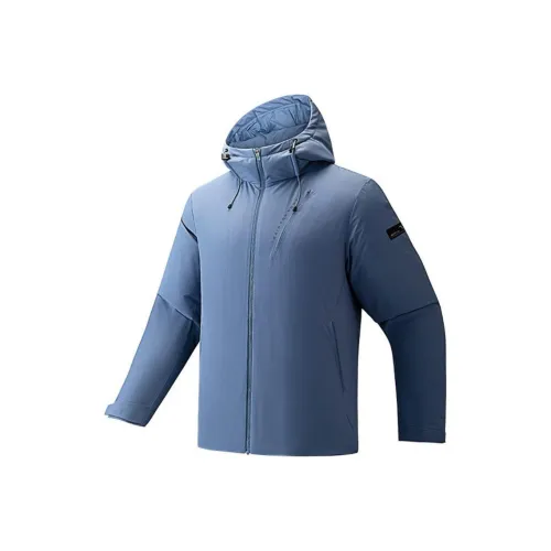 ANTA Variety Тренировки Коллекция Пуховик Мужской Шахматная доска Серый