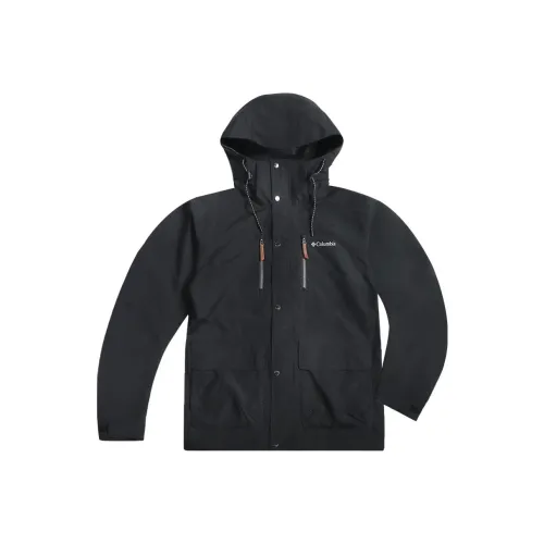 Коллаборация Columbia City Outdoor Collection Водонепроницаемый и Ветрозащитный Ветровка Мужской Черный