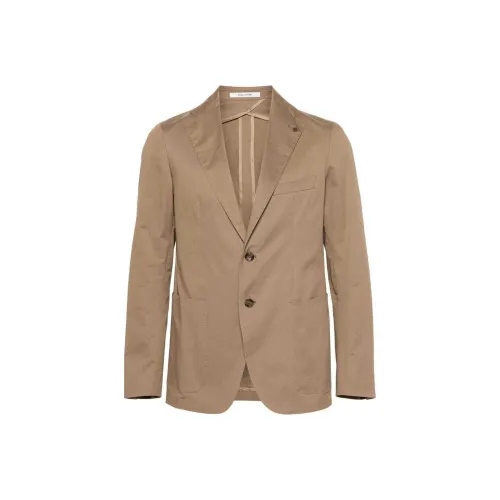 Tagliatore SS24 Бизнес-костюм Пальто Мужской Верблюжий Коричневый