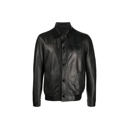 SALVATORE SANTORO Черные Мужские Куртки