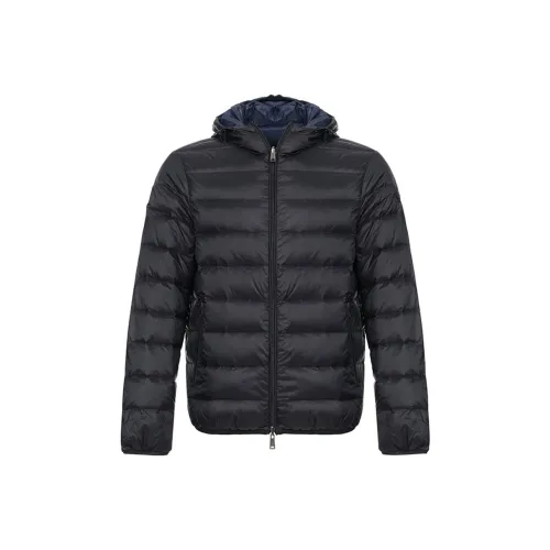 EMPORIO ARMANI Черный Синий Мужской Пуховик