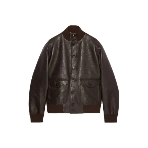 GUCCI Куртки и Пальто Мужской Коричневый