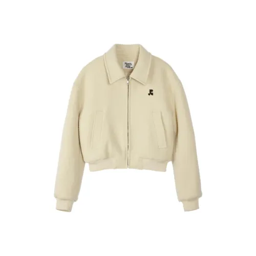 Rest Recreation COMMUNITY Bomber Куртка Куртки Пальто Унисекс Айвори Айвори