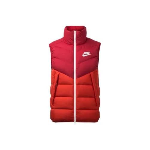 Nike Красный Мужской Пуховый жилет