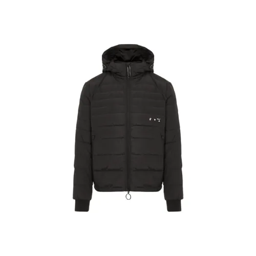 Off Белый FW20 Черный Мужской Пуховик