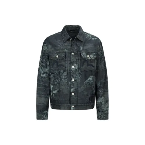 EVISU Denim Jacket Men's Denim Blue