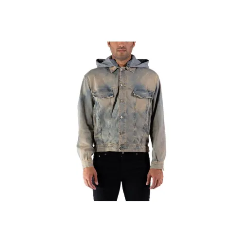 REPRESENT Синий Мужской Джинсовые Куртки