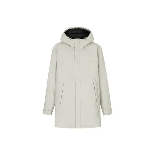 CHAOJIANTA Пуховик Мужской Без рисунка Туманно-серый