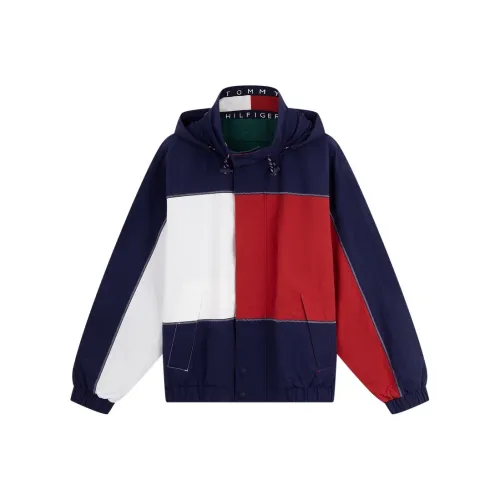 Tommy Hilfiger Куртка Мужская Красная Зеленая Синяя Белая Многоцветная