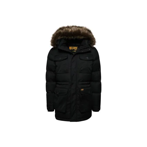 SUPERDRY Мужские черные куртки