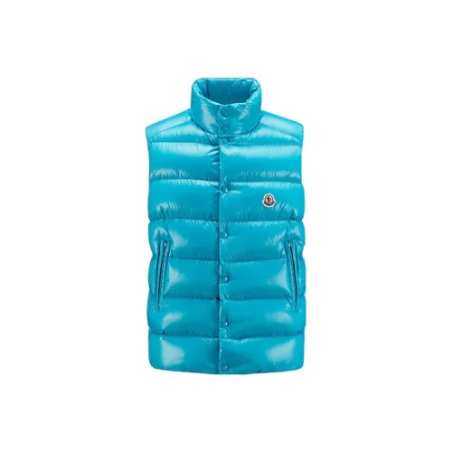 Moncler Tibb Series Бирюзовый Мужской Пуховый жилет