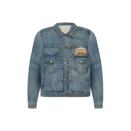 RHUDE Blue Men's Jackets RHUDE Синий Мужские Куртки