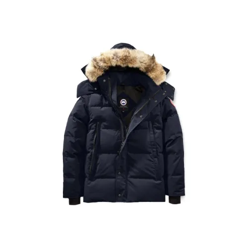 Canada Goose Wyndham Series Ocean Blue Мужские Пуховики