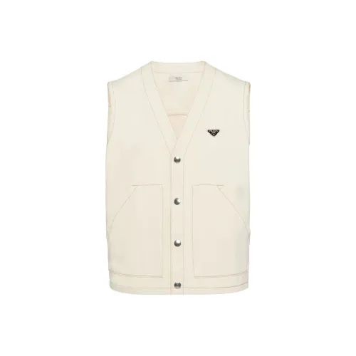 PRADA Бежевые Мужские Жилеты