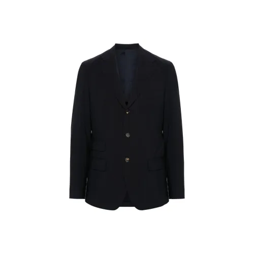 Eleventy FIRSTCLASS Made IN Italy SS24 Бизнес Костюм Пальто Мужской Морской Синий