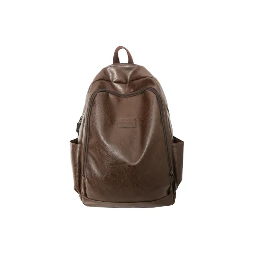 BUBM ПУ (полиуретан) Рюкзак Унисекс Черный Коричневый