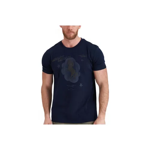 AERONAUTICA MILITARE Рубашка Мужская Темно-синяя