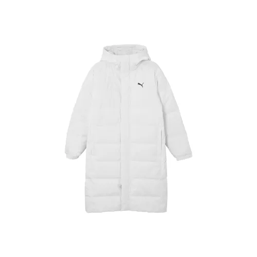 PUMA LONG DOWN Куртка Пуховик Унисекс Белый