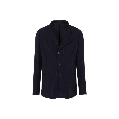 EMPORIO ARMANI Морской Синий Мужской Деловой Костюм