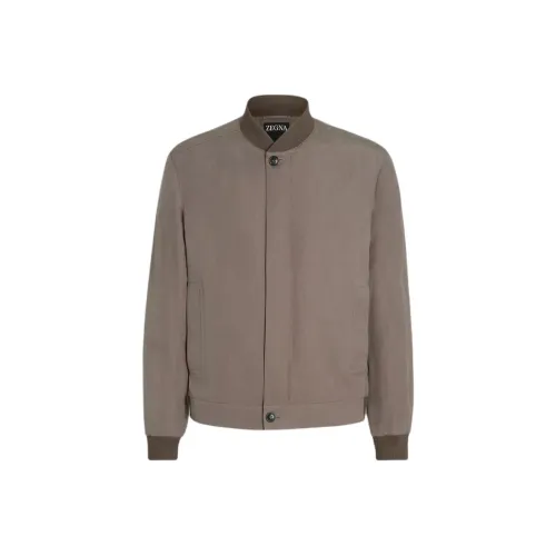 Ermenegildo Zegna Темно-серый, коричневый, умбра, мужские куртки