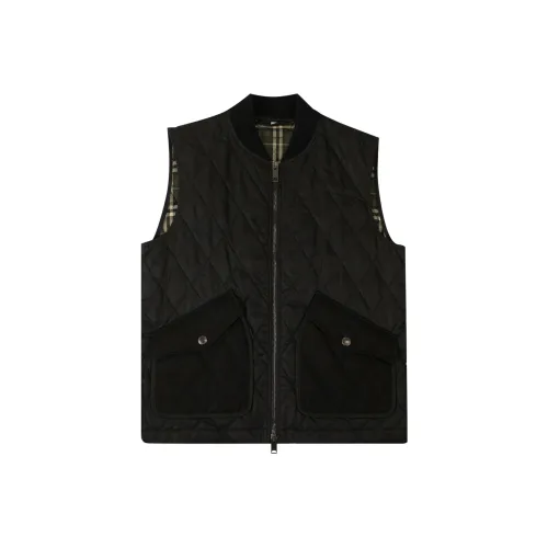 Burberry Черный Мужской Пуховый жилет