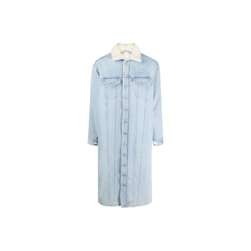 ERL Синий Мужской Джинсовые Куртки