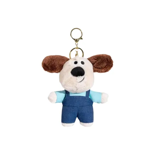 JIUJI Мультяшный Тиби Мастер Собака Украшение Мягкий и Милый Щенок Кукла Плюшевый Брелок 10 см Высота