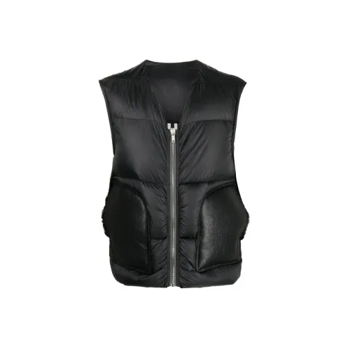 RICK OWENS совместный черный мужской пуховый жилет