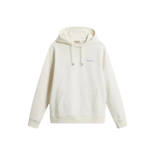 WOOLRICH SS25 Толстовка Мужской Белый