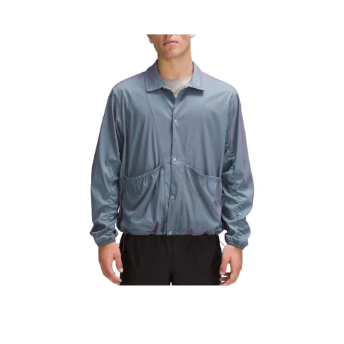 lululemon Lab Series Прилив Синий/Сильное Фиолетовое Мужские Куртки