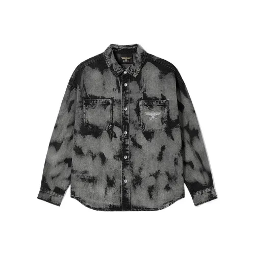 BOY LONDON Серый Унисекс Джинсовые куртки