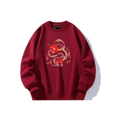 ZMOH Флис с круглым вырезом Свитшот Унисекс