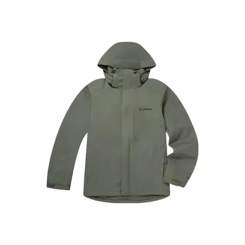 Columbia Водонепроницаемый и Теплый Ветровка Мужской Оливковый