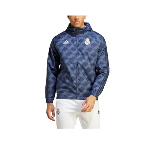 Adidas Real Madrid Легендарный чернильно-синий Мужские куртки