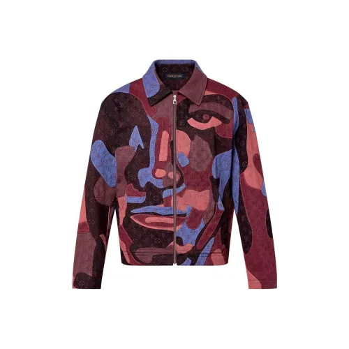 LOUIS VUITTON FW23 Denim Jacket Men's Multicolor