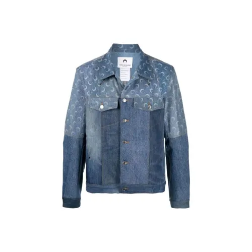 Marine Serre Синий Мужской Джинсовые Куртки