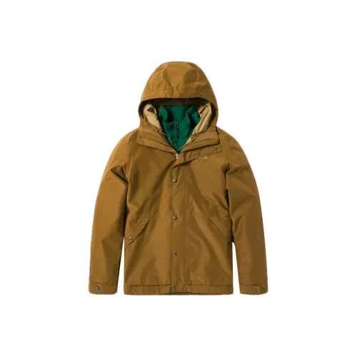 The North Face Водонепроницаемый Ветрозащитный Дышащий And Теплоизоляционный Ветровка Мужской Коричневый