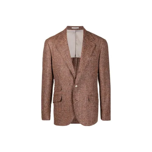 BRUNELLO CUCINELLI Коричневый Мужской Куртки