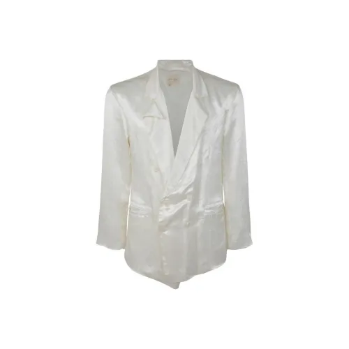 GREG LAUREN Айвори Мужские Куртки