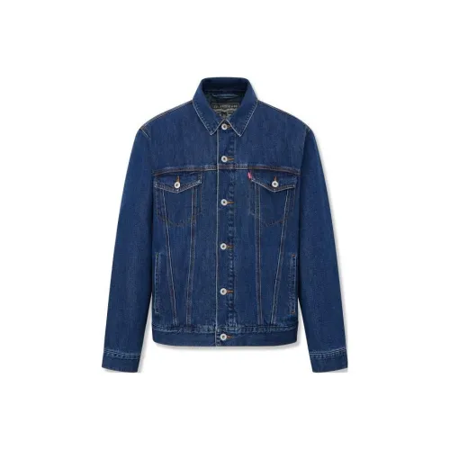 Levis Синие Унисекс Джинсовые Куртки