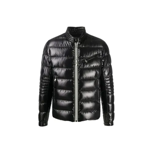 MONCLER Черный Мужской Пуховик