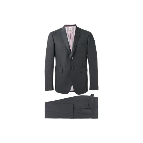 THOM BROWNE Серый Мужской Деловой костюм