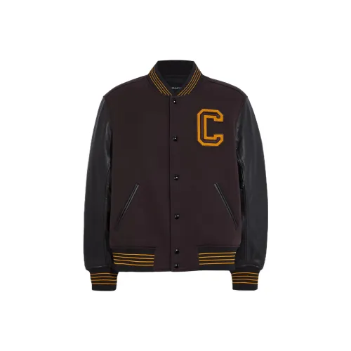 COACH SS23 Куртки и Пальто Мужской Красный Коричневый